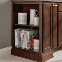 Two Drawer Base Cabinet - Schrock Cabinetry